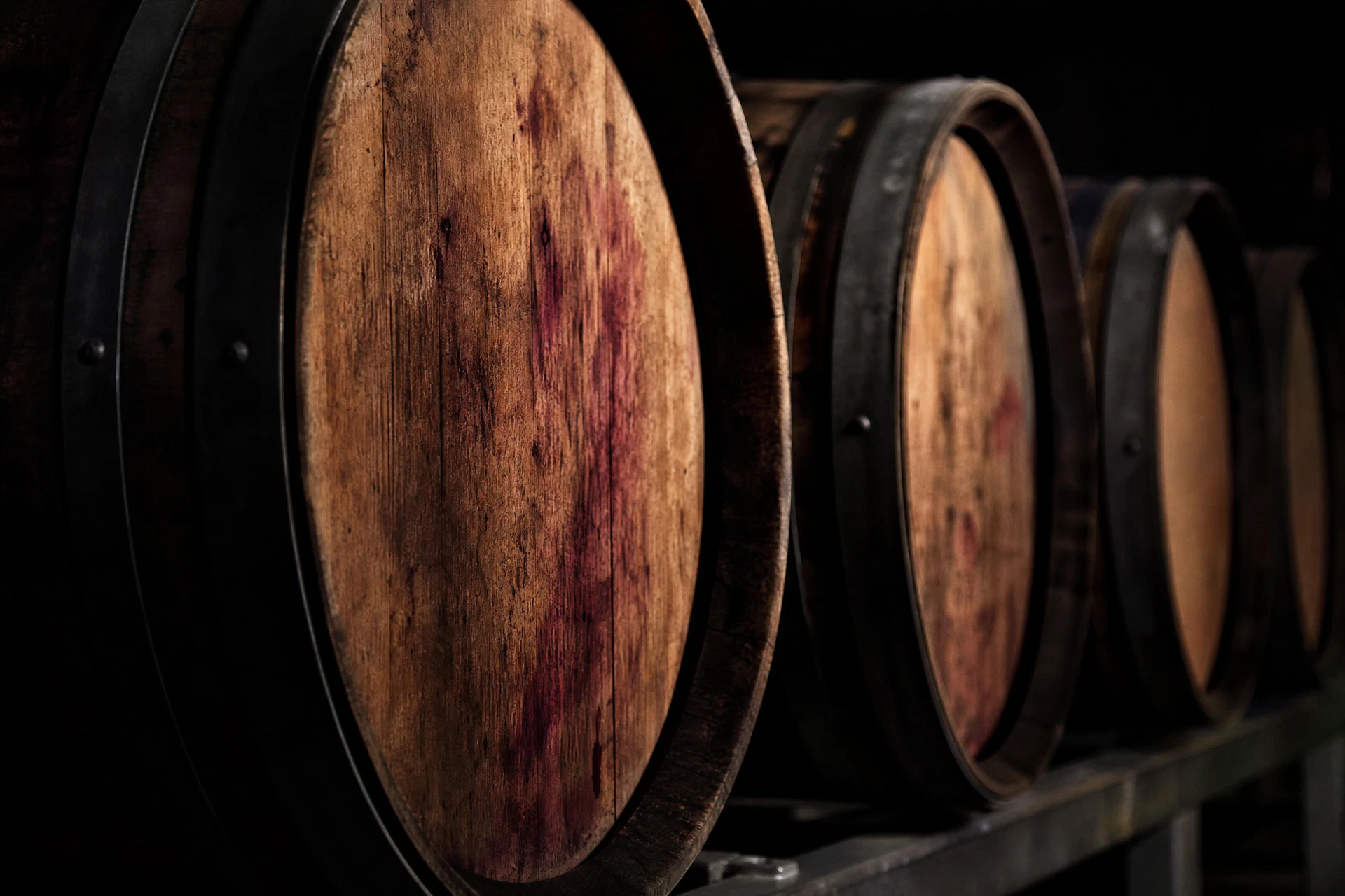 Wine barrel detail